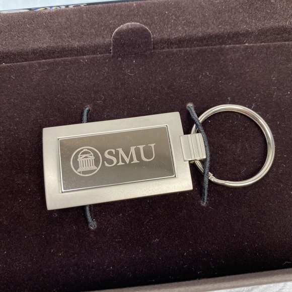 SMU Lucite Picture Frame and Keychain Gift Set - Picture 3 of 7